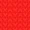 Seamless pattern of red hearts for Valentine`s day or other romantic theme background. Tiled texture. 3d Render