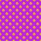 Seamless Pattern of Reindeer Shaped Christmas Cookies on Violet Background