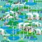 Seamless pattern renewable ecology energy, green city power alternative resources concept, environment save new