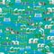 Seamless pattern renewable ecology energy, green city power alternative resources concept, environment save new