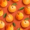 Seamless pattern with ripe apricots. Vector illustration