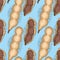 Seamless Pattern. Ripe Tamarind