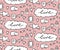 Seamless pattern on romantic theme. Vector illustration. doodle Wedding pattern. Valentine hearts