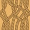 Seamless pattern rope woven vector, abstract illustrative background. Tangled cord stylish illustration. Usable for