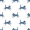 Seamless pattern. Running petit brabancon puppy isolated on white background. Dog silhouette. Endless texture. Design