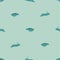 Seamless pattern with running rabbits