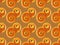 Seamless pattern saffron bun