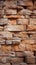 Seamless pattern of sandstone facade on a textured stone wall brick backdrop