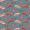 Seamless pattern with sausages