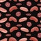 Seamless pattern with sausages