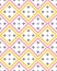 Seamless pattern in scandinavian pixel style on white background