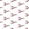 Seamless pattern of scissors separated flat layer. Scissors concept for office supplies, sewing, crafts, kitchen