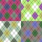 Seamless pattern Scottish