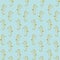 Seamless pattern with sea-horses