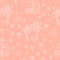 Seamless pattern. Seamless pattern Pink background with a nautical theme. Ships, palm trees on the island, cocktails and
