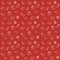 Seamless pattern with set of different Christmas symbols and items