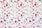 Seamless pattern, sewing accessories fabric background.