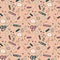 Seamless pattern with sewing tools. Vector  illustration