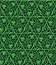 Seamless pattern with shamrock