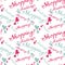 Seamless pattern with \