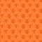 Seamless pattern with silhouette spider pattern in cartoon style. Orange background for Halloween.