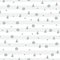 Seamless pattern with silver dots and triangles on striped background.