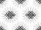 Seamless Pattern of Silver Endless Knot