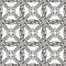 Seamless pattern of silver wire mesh or fence on white
