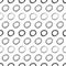 Seamless pattern with sketch circles shape