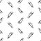 Seamless pattern of sketches abstract cars