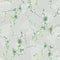 Seamless pattern small wild branch with green flowers on a light green background. Watercolor - 3