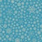 Seamless pattern of snowflakes, gray on light blue