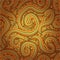 Seamless pattern with spiral elements