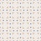 Seamless pattern from square ceramic tiles. Geometric pattern with hearts. Portuguese, Spanish or Moroccan traditional