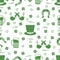 Seamless pattern. St. Patrick\'s Day. Irish vector