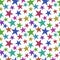 Seamless Pattern stars multicolored colored watercolor digital paper scrapbooking textiles design decoration greetings holiday col