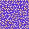 Seamless pattern with StraightNeck. Flat style