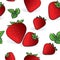 Seamless pattern - Strawberry