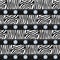 Seamless pattern. Striped zebra, precious stones.