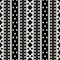 Seamless pattern of stripes with dashed lines and multiple squares