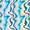 Seamless pattern with stripes. Wavy psychedelic lines. Vector illustration background. Texture for print, fabric