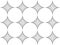 Seamless pattern. Stylish texture. Thread art, Strings line, Tile with regularly repeating geometrical elements, shapes, rhombuses