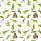 Seamless pattern with sugarcane. Template for paper, texture, fabric, wrap, packaging