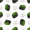 Seamless pattern of sushi