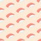 Seamless pattern with sushi with tuna