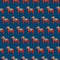 Seamless pattern Swedish painted horse