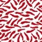 Seamless pattern of Sweet Italian chili peppers.