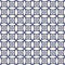 Seamless pattern with symmetric geometric ornament. Abstract repeated circles background. Ethnic wallpaper.