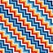 Seamless pattern with symmetric geometric ornament. Chevron zigzag bright colors diagonal lines abstract background.