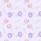 Seamless pattern tasty sweet delicious ice creams